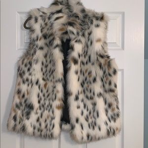 NWOT michael kors fur vest